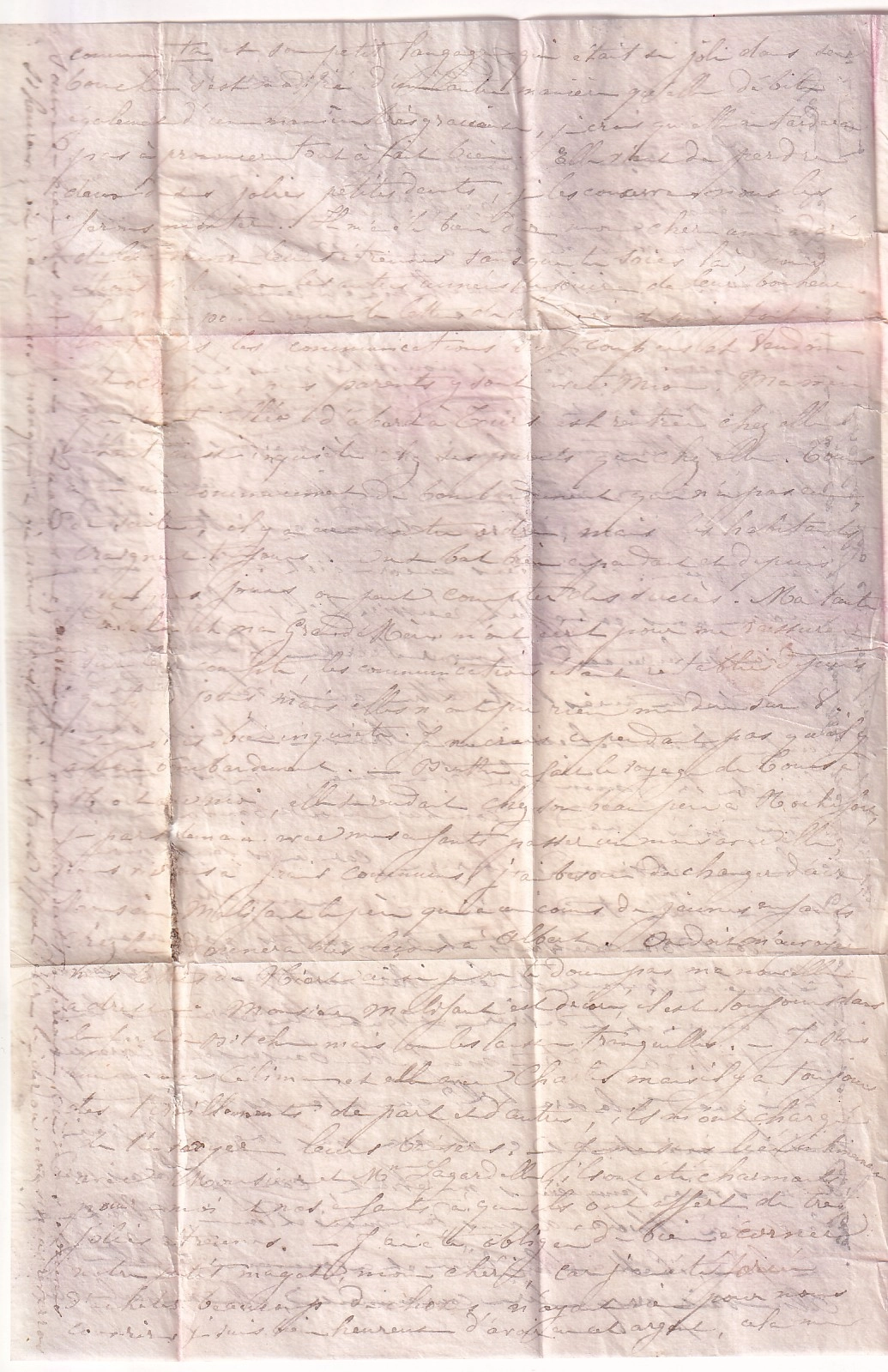 2 BOULE DE MOULINS SANS TIMBRE DEPART NIORT 3 JANVIER 1871 POUR PARIS ST DENIS