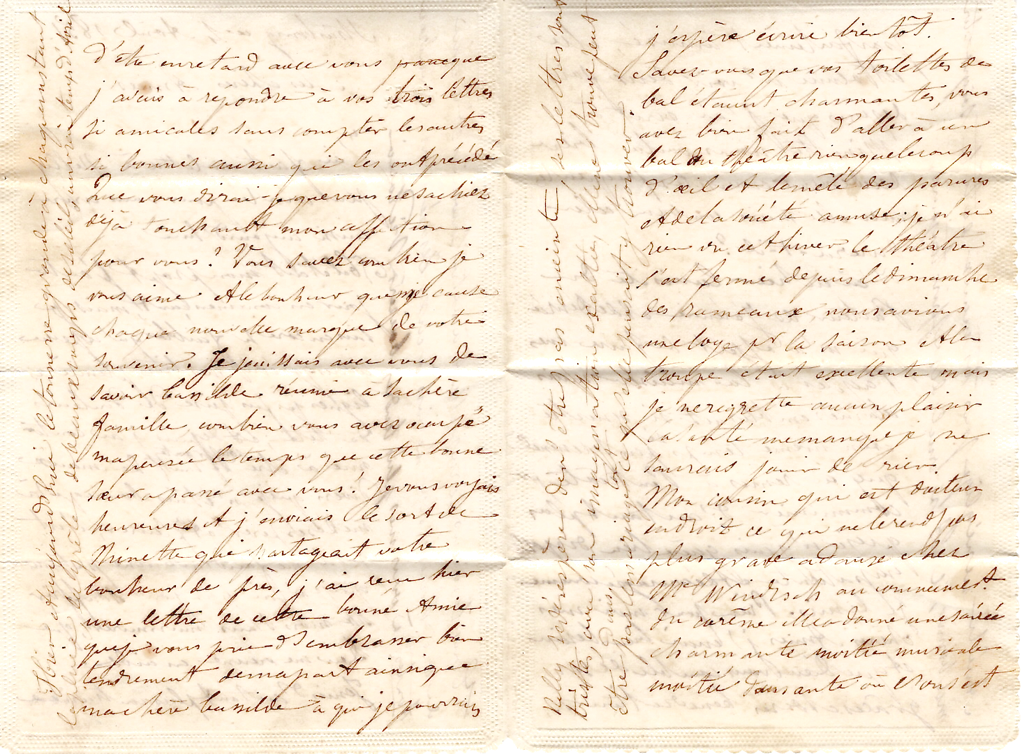 1 VALENTINE TYPE 15 STRASBOURG BAS RHIN 17 AVRIL 1851 LETTRE TAXE 25 DT