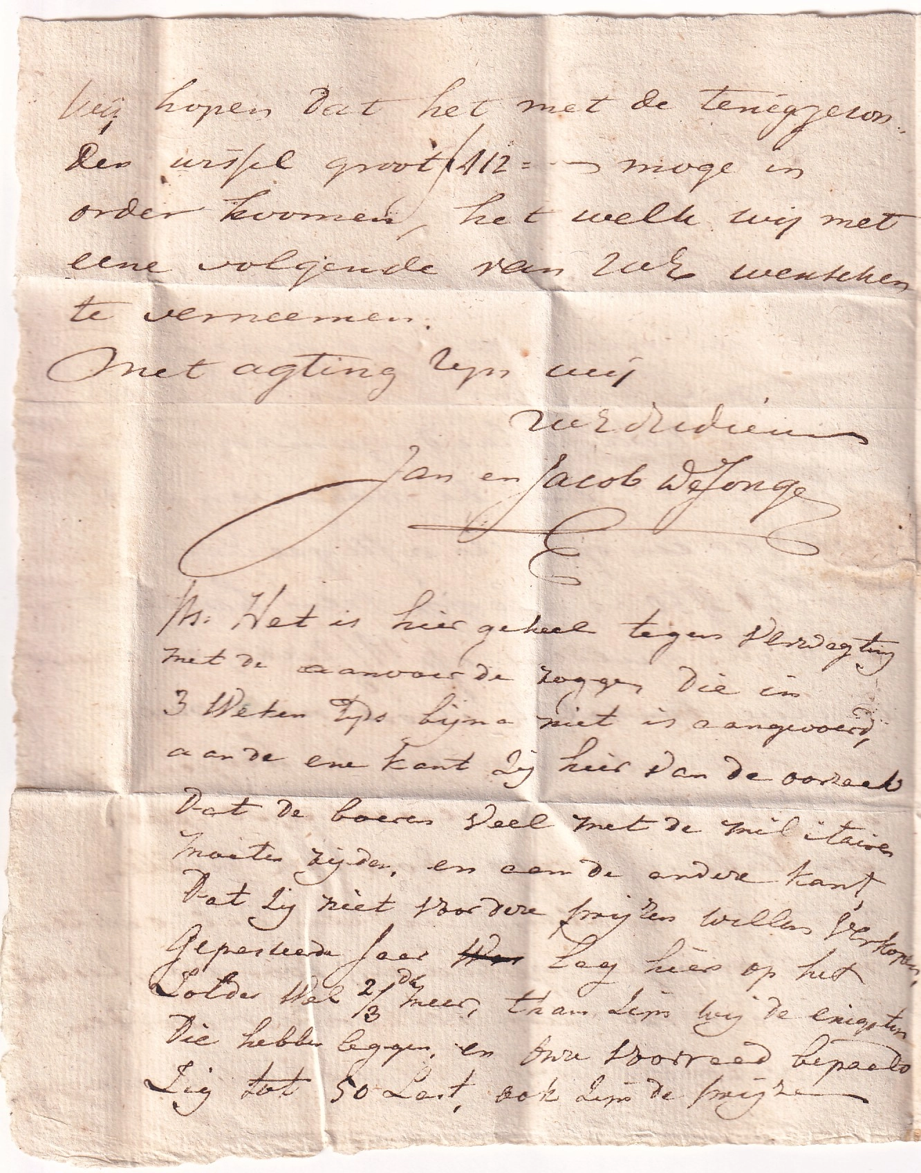 2 MARQUE CONQUIS 123 MEPPEL PAYS BAS EN ROUGE POUR SCHIEDAM 1811 NEDERLAND