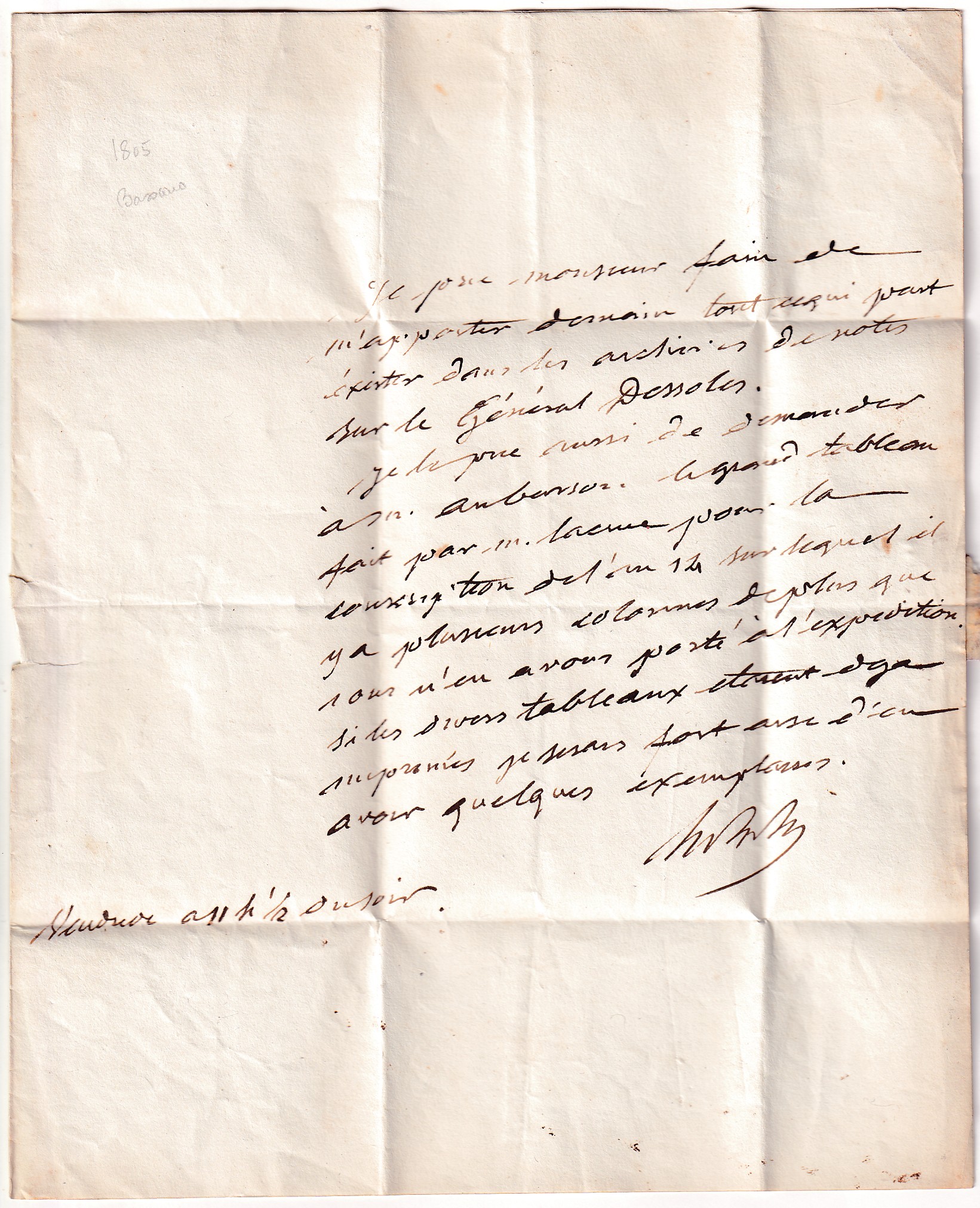 2 MARQUE ST CLOUD POSTE PRES LE GOUVERNEMENT EN ROUGE AN14 CONTRESEING LE MINISTRE D'ETAT 1805
