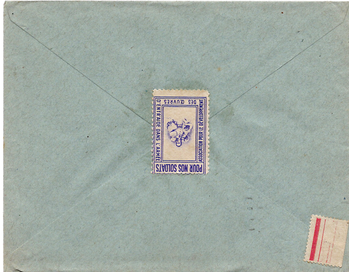1 N° 788 SEUL LETTRE MEC FLIER PARIS GARE DE L' EST 17.9.1947 AU TARIF