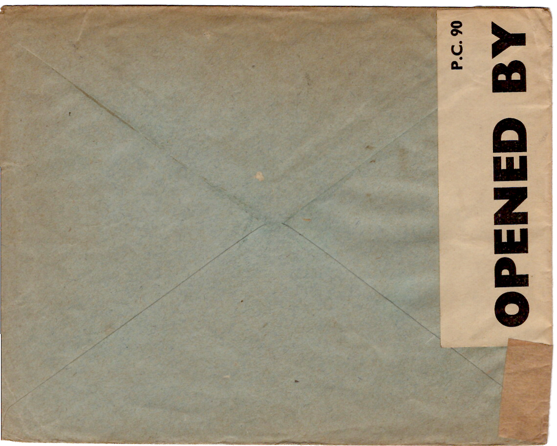1 PETAIN 5FR+1FR LETTRE AVION ST FOY GIRONDE 31.10.1942 POUR LONDRES VIA PORTUGAL CENSURE