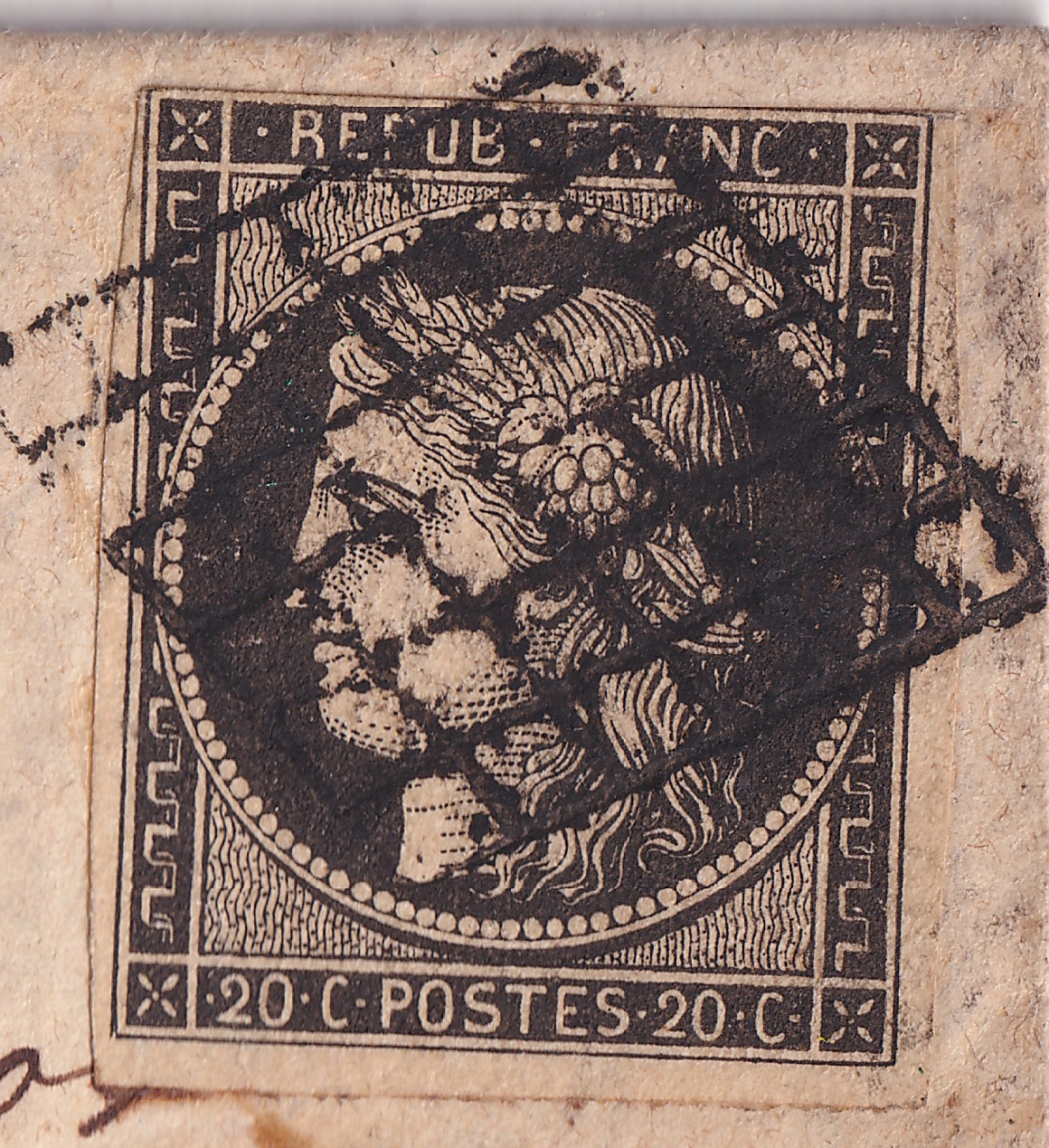 1 N°3 GRILLE CAD TYPE 13 PONTAILLIER COTE D'OR POUR DIJON 16 DECEMBRE 1849