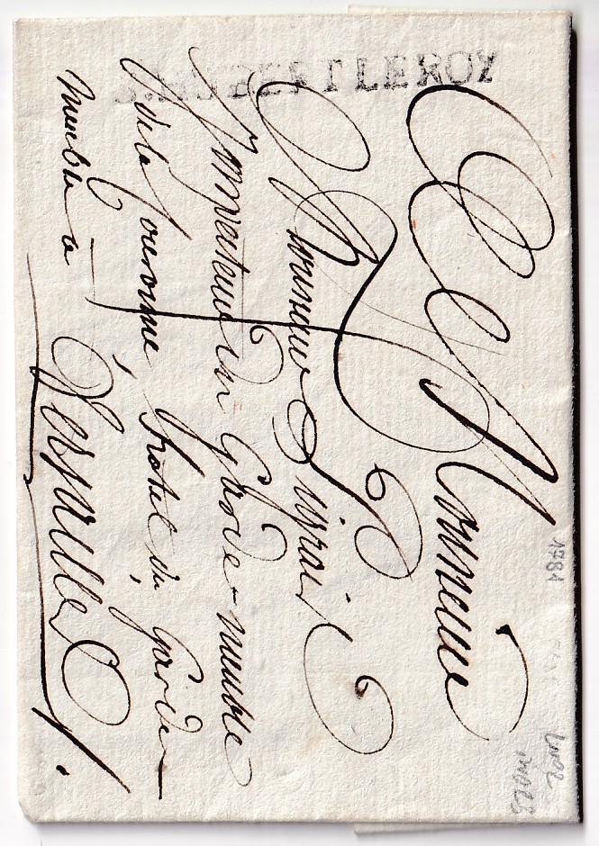 4 MARQUE ST HUBERT LE ROI SEINE ET OISE LENAIN N°2 INDICE 23 POUR VERSAILLES