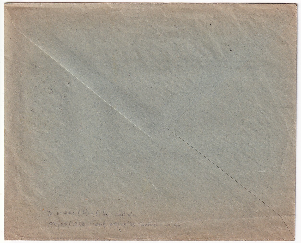 1 N°246 SEUL SUR LETTRE STRASBOURG BAS RHIN 1928 TARIF FACTURE