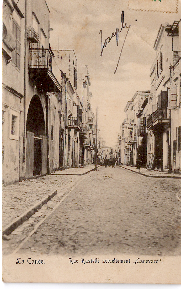 1 CRETE 5C BLANC LA CANEE CARTE RUE KASTELLI CANEVARO 190