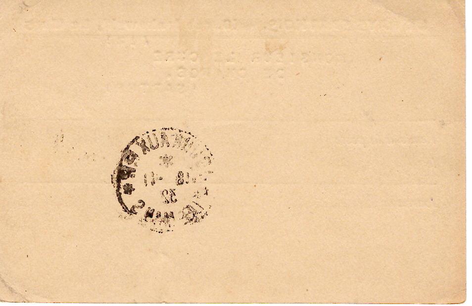 1 BLANC 2C+3C CARTE ENTETE LE PAYS SARTHOIS TAD JOURNAUX PP LE MANS 1932 SARTHE