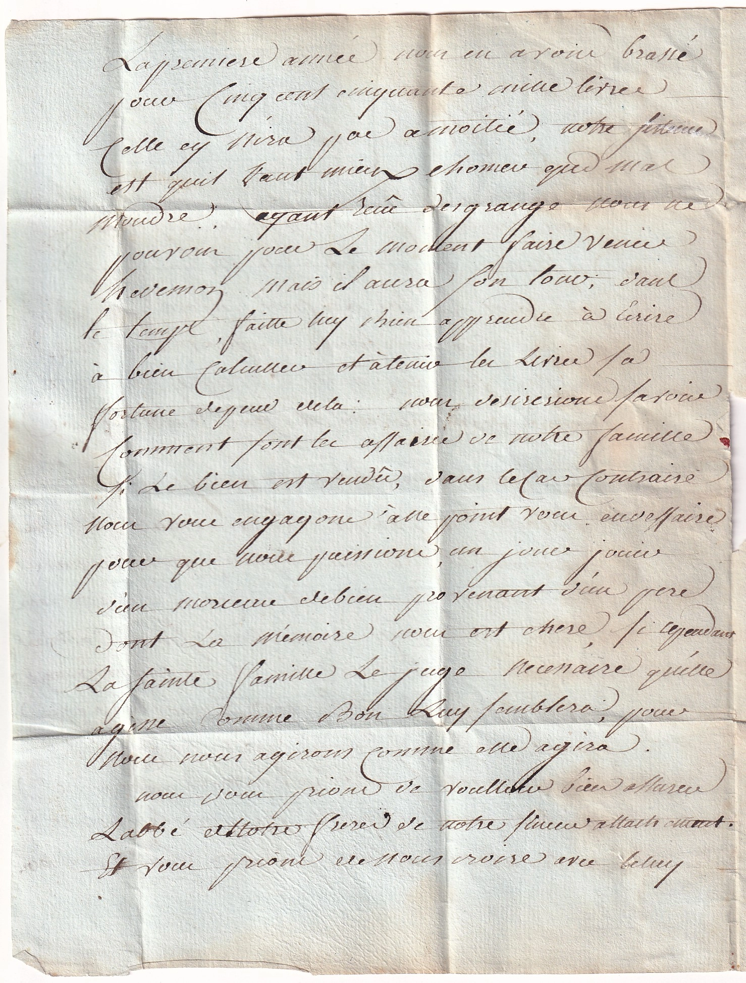 2 LETTRE DE PORT AU PRINCE MANUSCRIT ST DOMINGUE HAITI MARQUE OVALE COLONIE PAR NANTES POUR PREUILLY INDRE ET LOIRE 1785