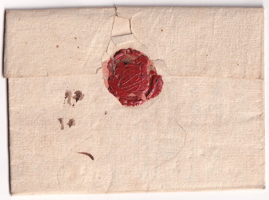 1 MARQUE PORT PAYE DE DIJON COTE D'OR 1761 LENAIN N°15 POUR LYON