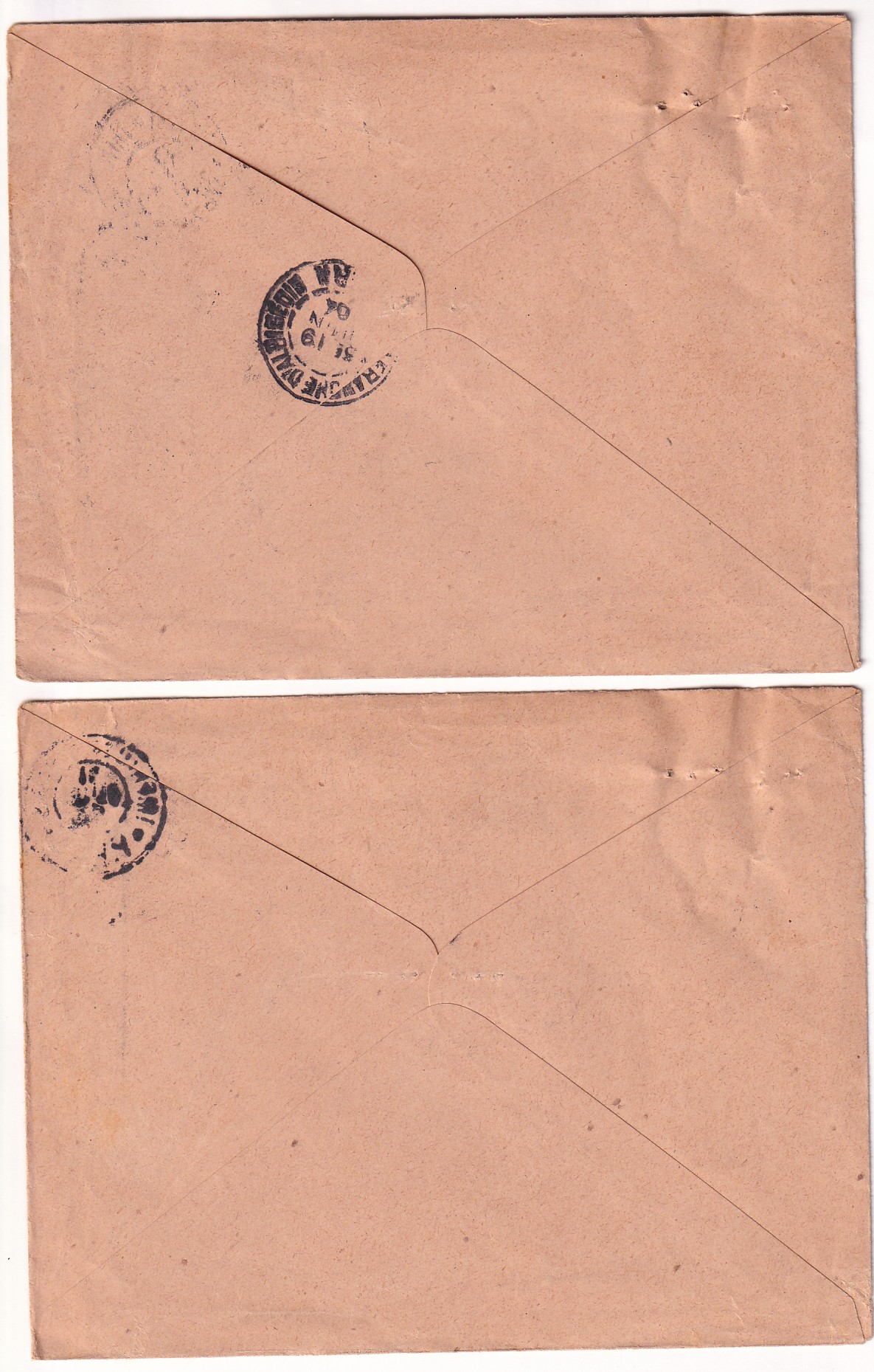 1 ENSEMBLE DE 2 LETTRES N°111 PAPIERS AFFAIRES 1904 PLUS RECEPISSE DE DEPOT VILLEFRANCHE ALBIGEOIS TARN POUR ALBI