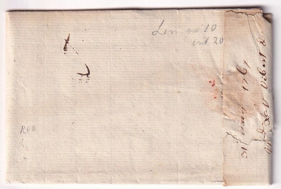 1 MARQUE MAUBEUGE NORD 1767 LENAIN N°10 INDICE 20 POUR THIERS PUY DE DOME