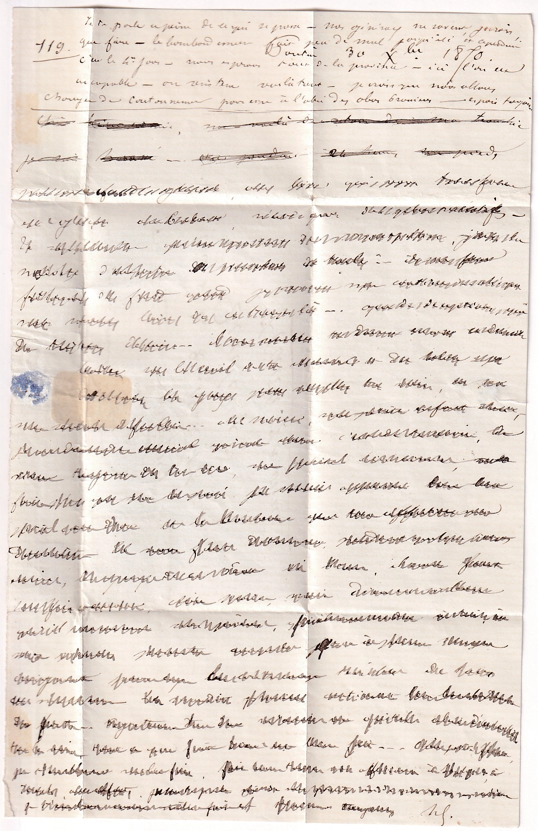 2 BALLON MONTE LE NEWTON N°29 LOSANGE AFA ARMEE FRANCAISE POUR TOULOUSE HAUTE GARONNE ARRIVE 11.01.1871