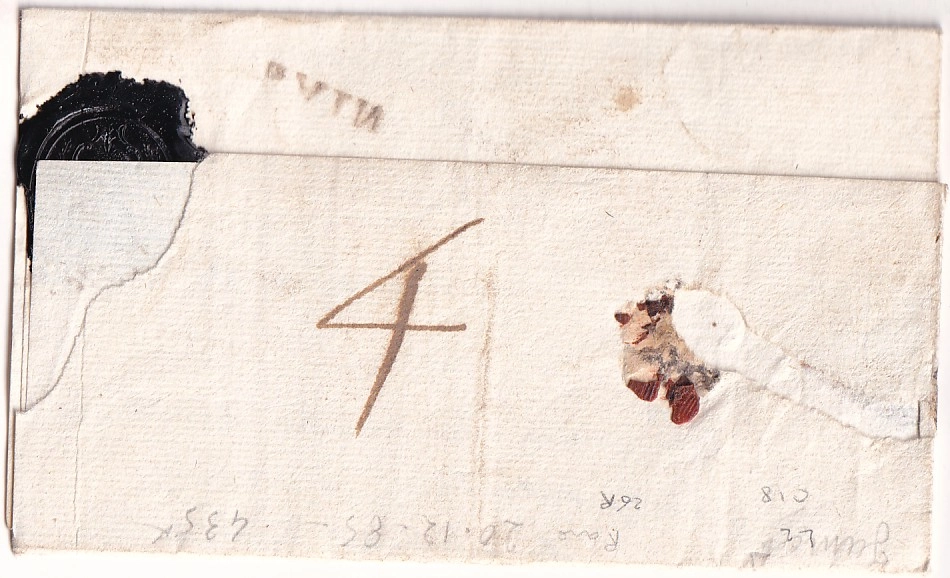1 MARQUE BAIN PORT PAYE ILLE ET VILAINE 1776 LENAIN N°1 + N°2 INDICE 21 + 20 POUR RENNES RARE