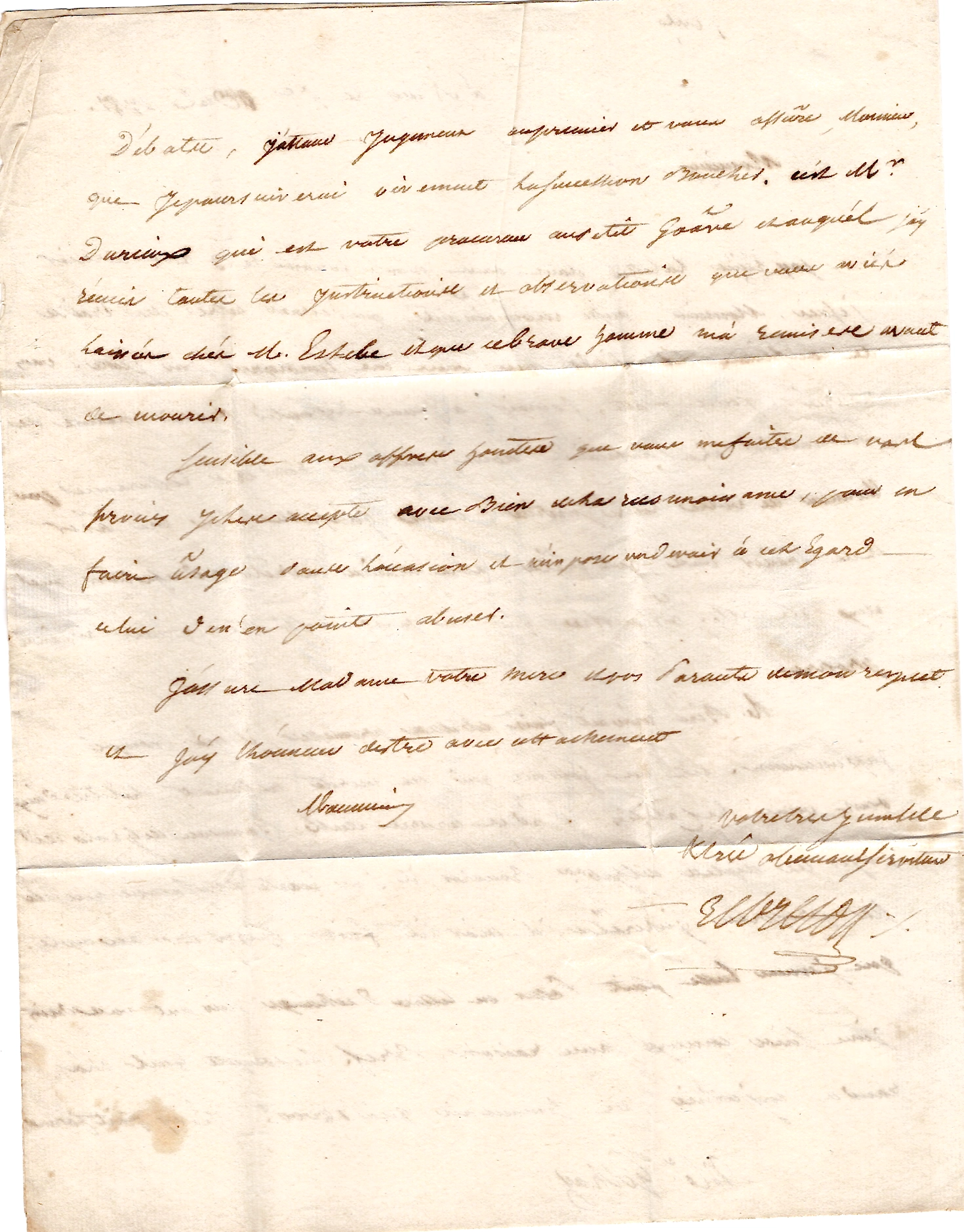 3 CHARENTE INFERIEURE MARQUE COL N PAR LA ROCHELLE 1781 POUR BLOIS DANS TEXTE MENTION JACMEL