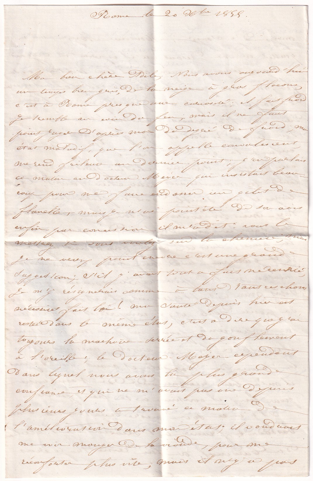 2 N°14 GRILLE DU CORPS EXPEDITIONNAIRE ITALIE 2EME DIVISION TEXTE DE ROME 1855
