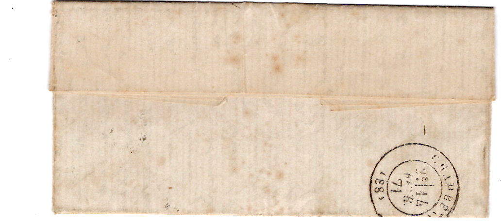1 SIEGE N° 36 PAIRE LETTRE ETOILE 17 PARIS RUE PONT NEUF 9 FEVR 1871 REPRISE DU COURRIER APRES LE SIEGE