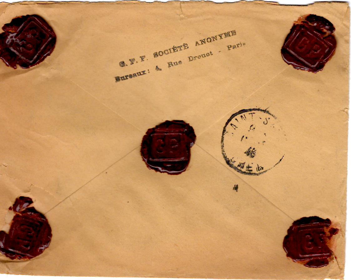 1 GANDON 15FR N° 727 SEUL LETTRE CHARGE 1000FR PARIS 1946