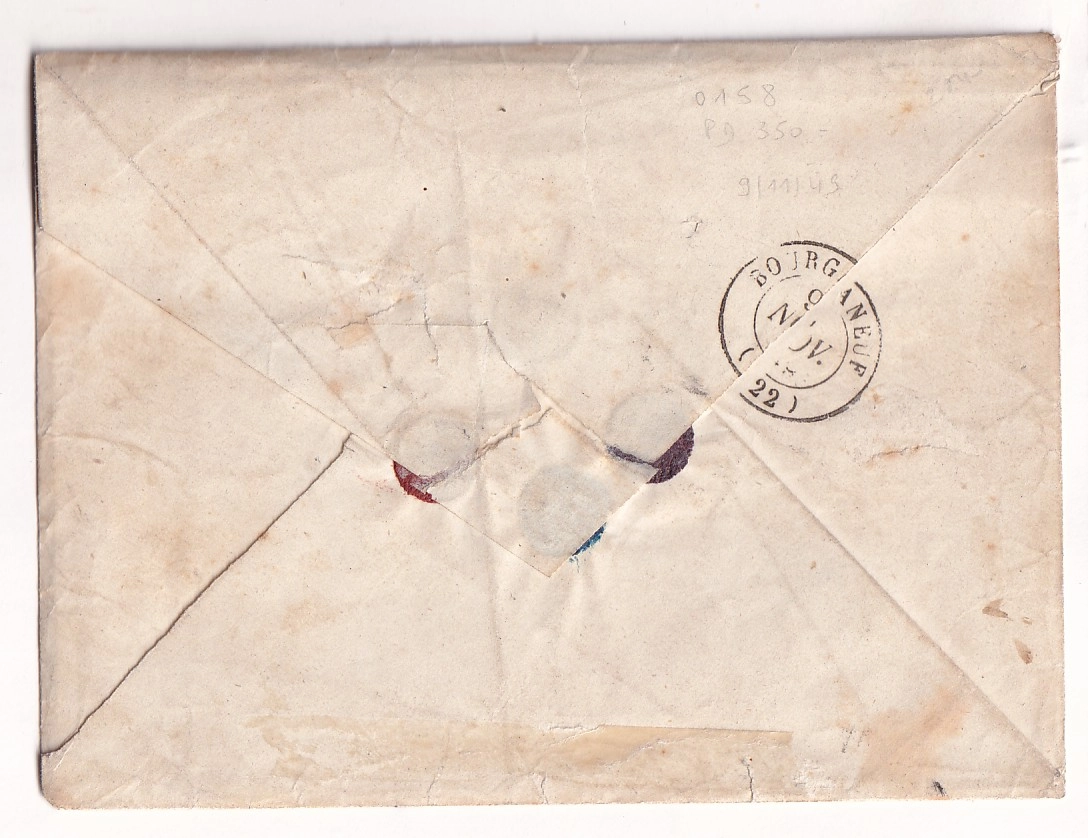 1 N°6 GRILLE CAD TYPE 14 GUERET CREUSE POUR BOURGANEUF SIGNE BRUN