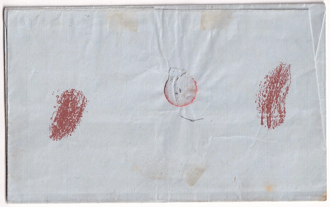 1 N°31 OBLITERATION ANCRE LIGNE U PAQ FR N°2 DEPART MARSEILLE POUR MESSINA ITALIE ITALIA