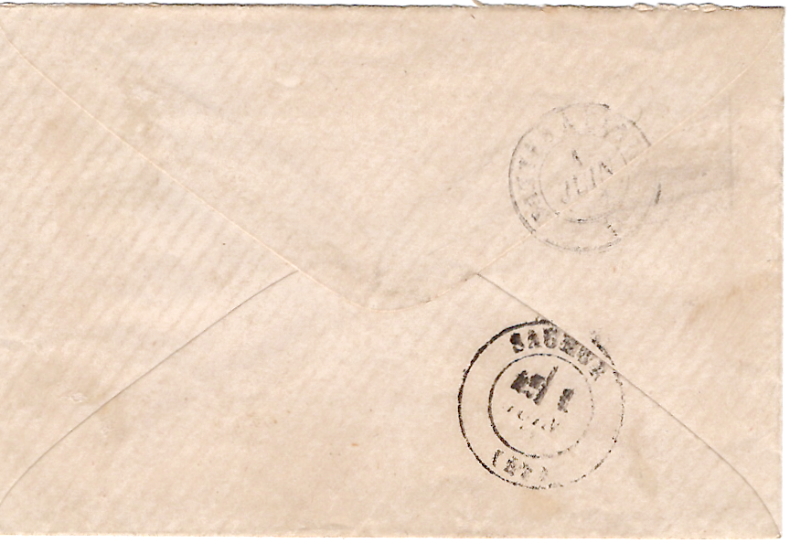 1 N° 60 VARIETE RARE  GROSSE TACHE BLANCHE PETITE LETTRE GC CHEMILLE MAINE ET LOIRE 1 JUIN SANS DATEUR