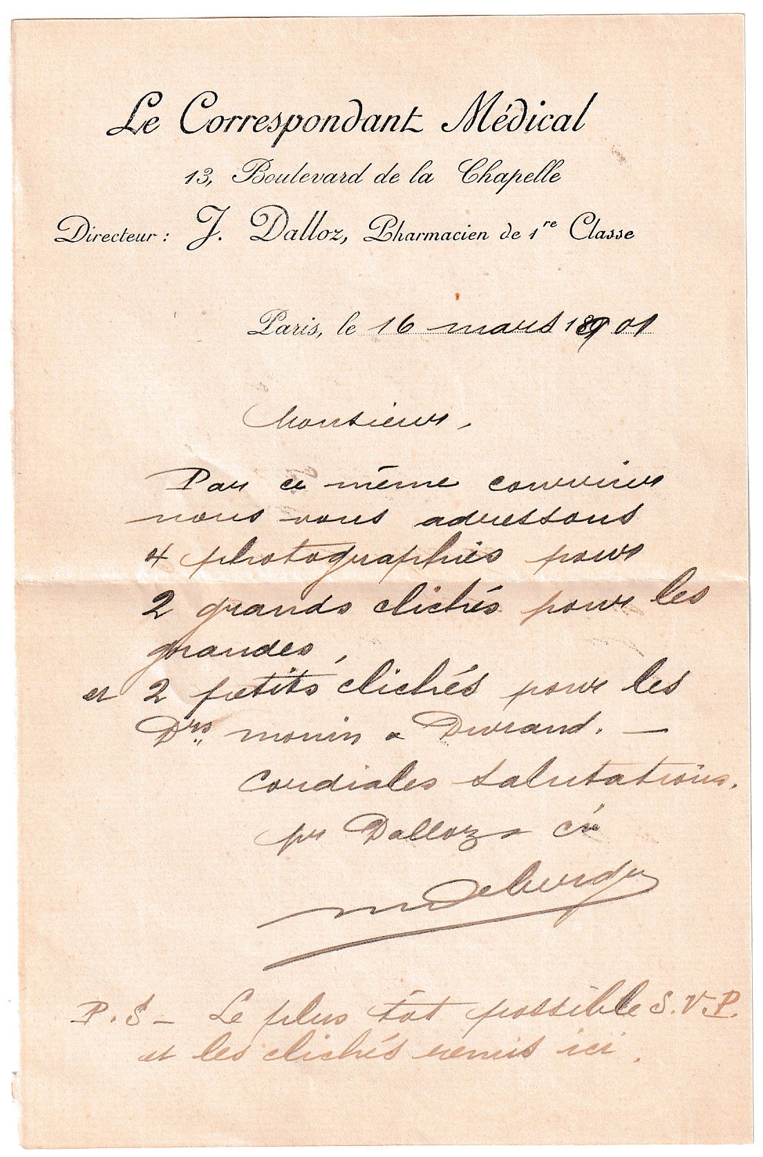 2 N°101 BELLE ENVELOPPE ILLUSTREE PORTE TIMBRE PRECURSEUR GRANULES DALLOZ PARIS 1901 POUR PARIS