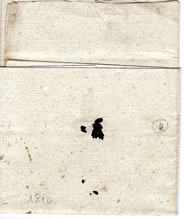 1 CHARENTE INFERIEURE MARQUE DEB 16 LA ROCHELLE 1810 LETTRE MARQUE 51 MAYENNE ECRITE MANTILLY