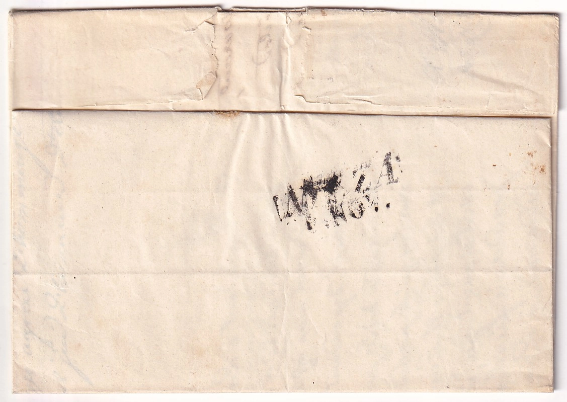 1 CURSIVE SARDE GUILLAUMES ALPES MARITIMES + MARQUE POGETTO PUGET THENIERS 1845 POUR NICE