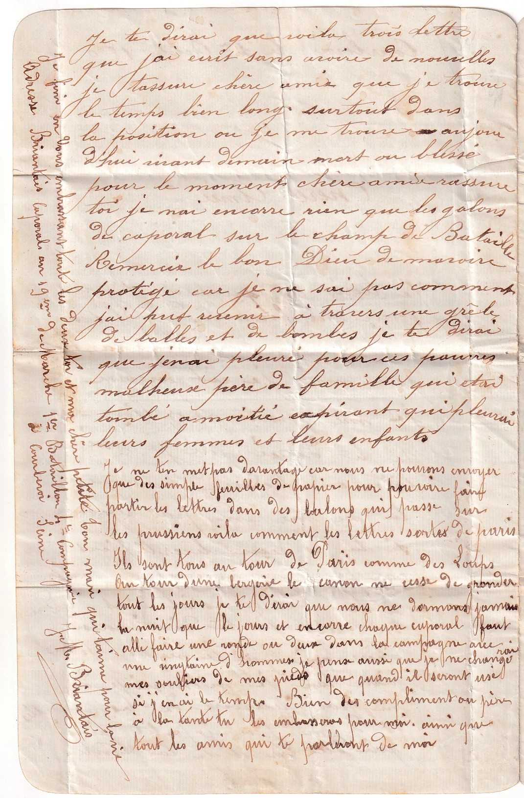 3 BALLON MONTE ARMAND BARBES TEXTE DE COURBEVOIE ARMEE DU RHIN POUR LE PUY EN VELAY HAUTE LOIRE