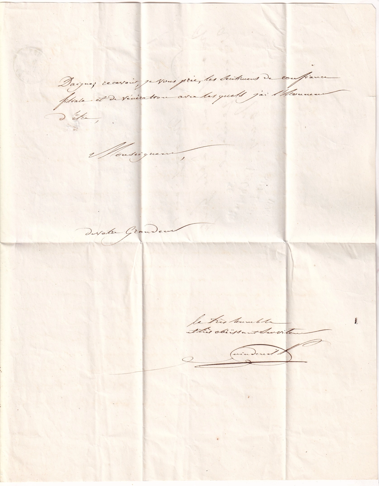 4 CURSIVE 36 LA CHAPELLE SUR LOIRE + 1843 INDRE ET LOIRE POUR TOURS