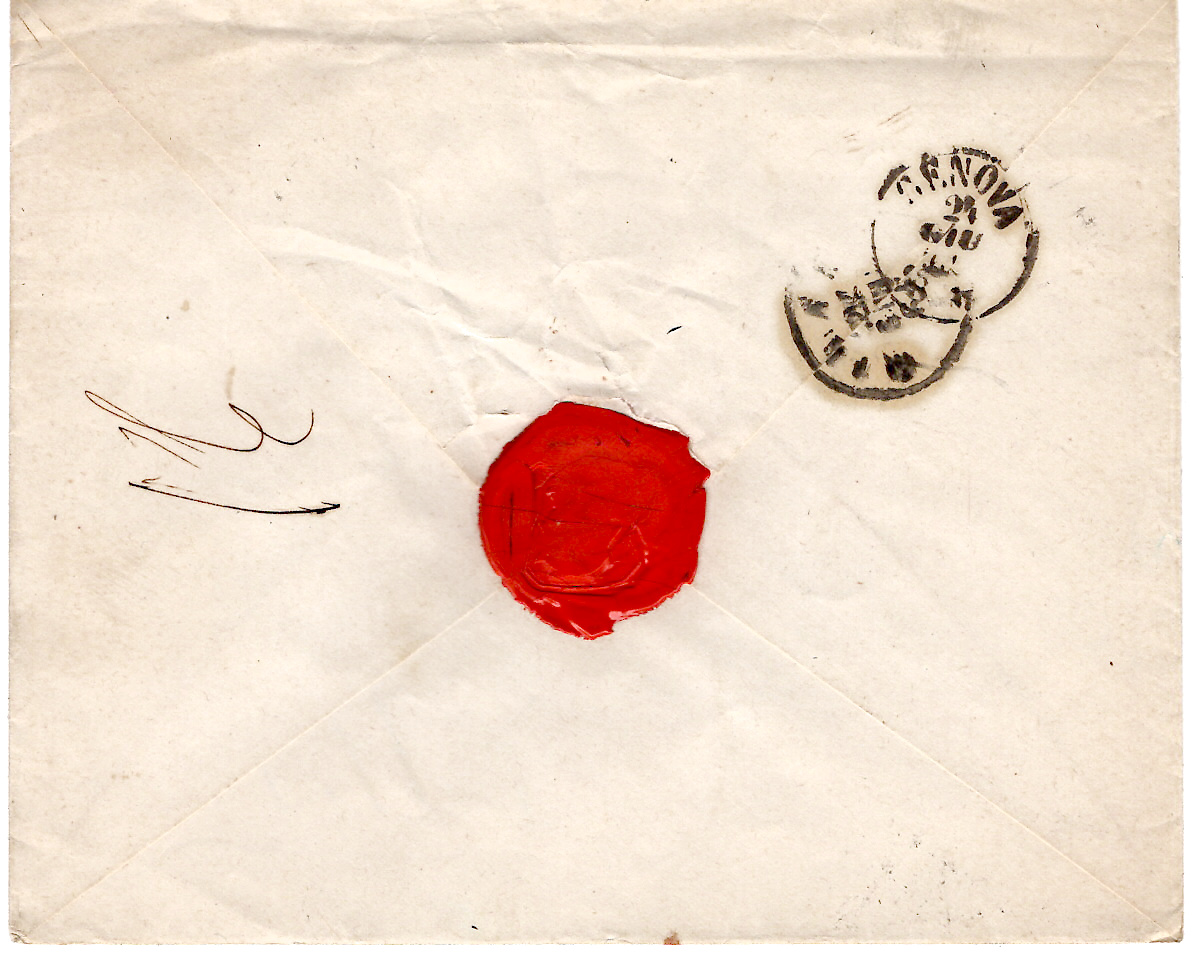 1 N° 24 PAIRE GC 5083 CONSTANTINOPLE 1864 LETTRE POUR PARIS + PIROSCAFI POSTALE FRANCESE