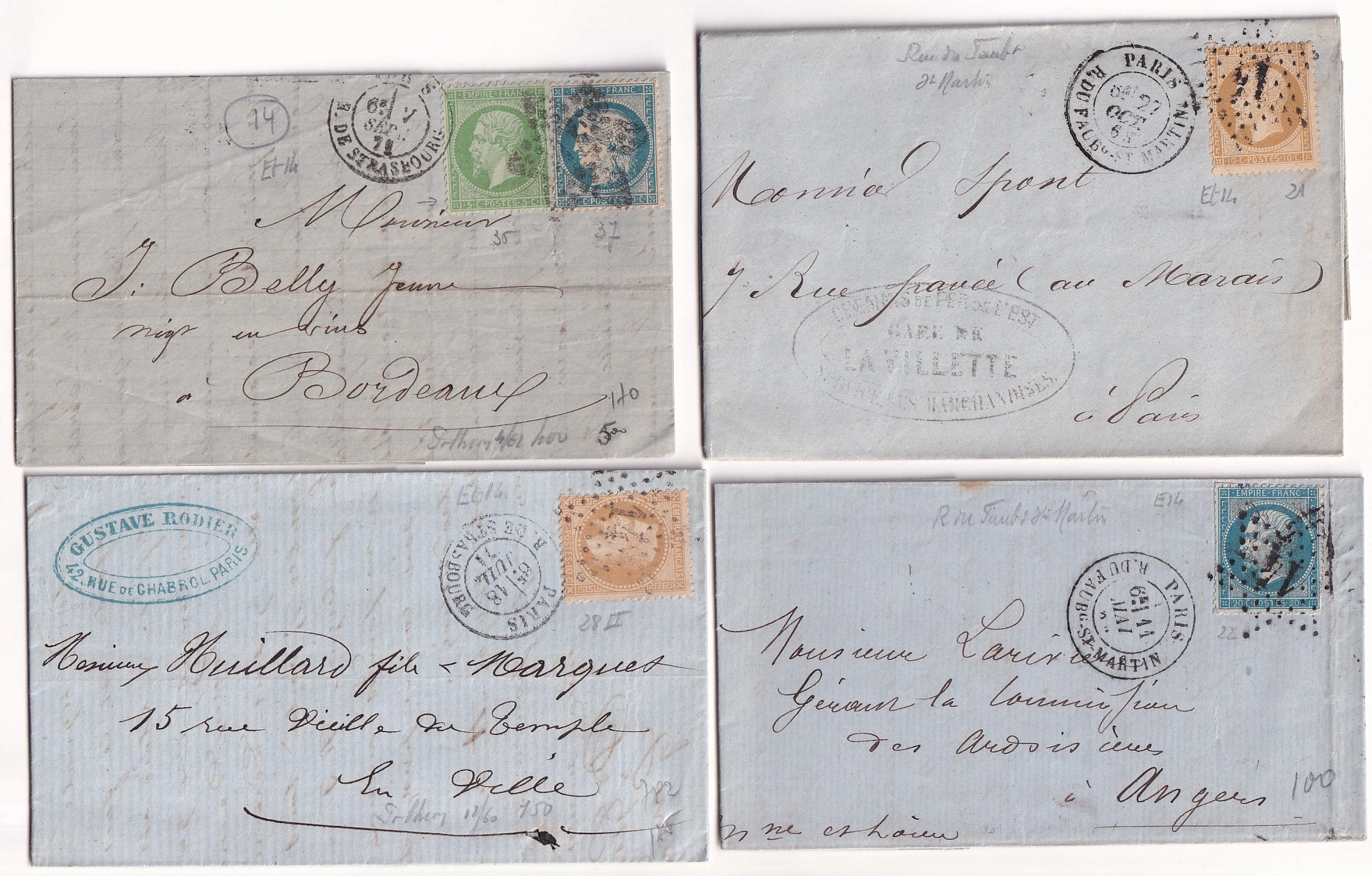 1 LOT ETOILE 14 PARIS DE 6 LETTRES