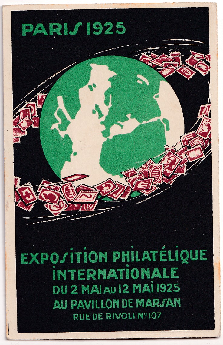 1 ENTIER PASTEUR EXPO PARIS 1925 + N°173 RECOMMANDE BEAUSOLLEIL ALPES MARITIMES