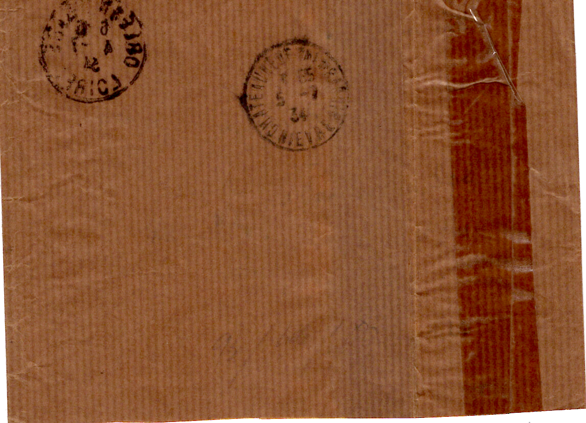 1 SEMEUSE 10C OUTREMER +3C BANDE COMPLETE ORLEANS GARE 1934