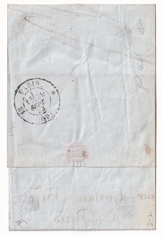 2 N°10 BLEU VERDATRE SIGNE ROUMET + CERTIFICAT CAD TYPE 13 PONT A MOUSSON MEURTHE ET MOSELLE POUR PARIS