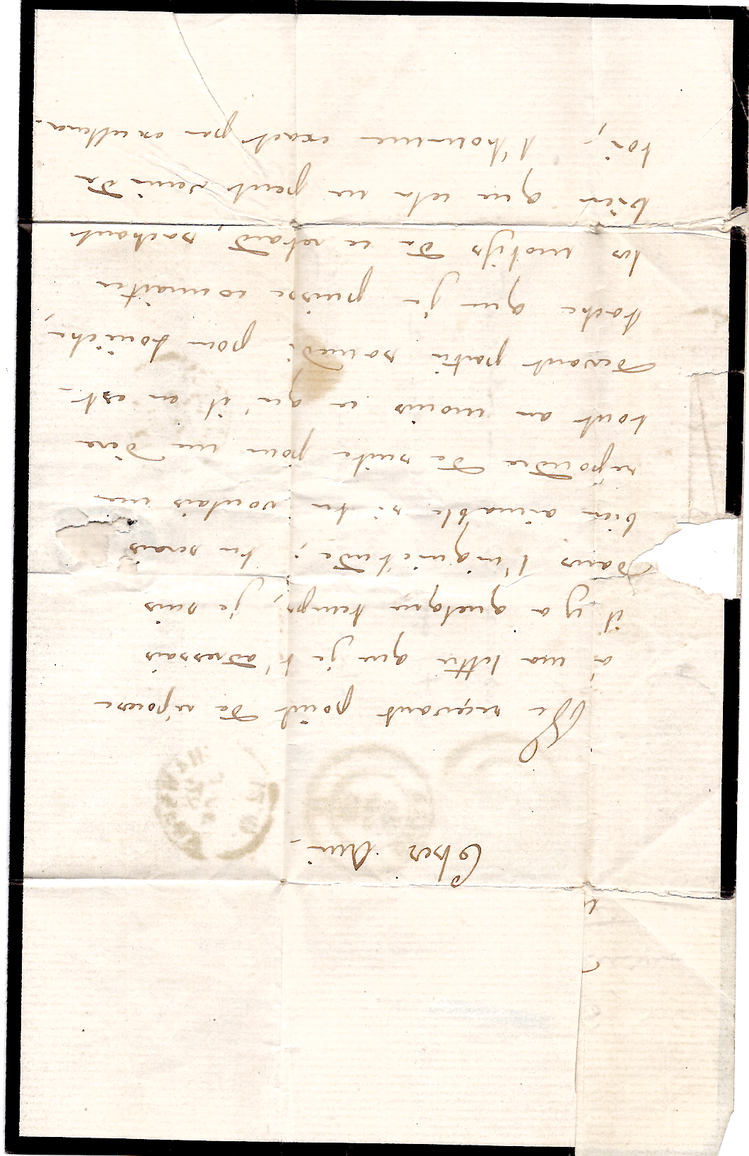 1 FRANCE N° 14 CACHET SARDE EVIAN 26 GIU 1860 LETTRE POUR CHAMBERY