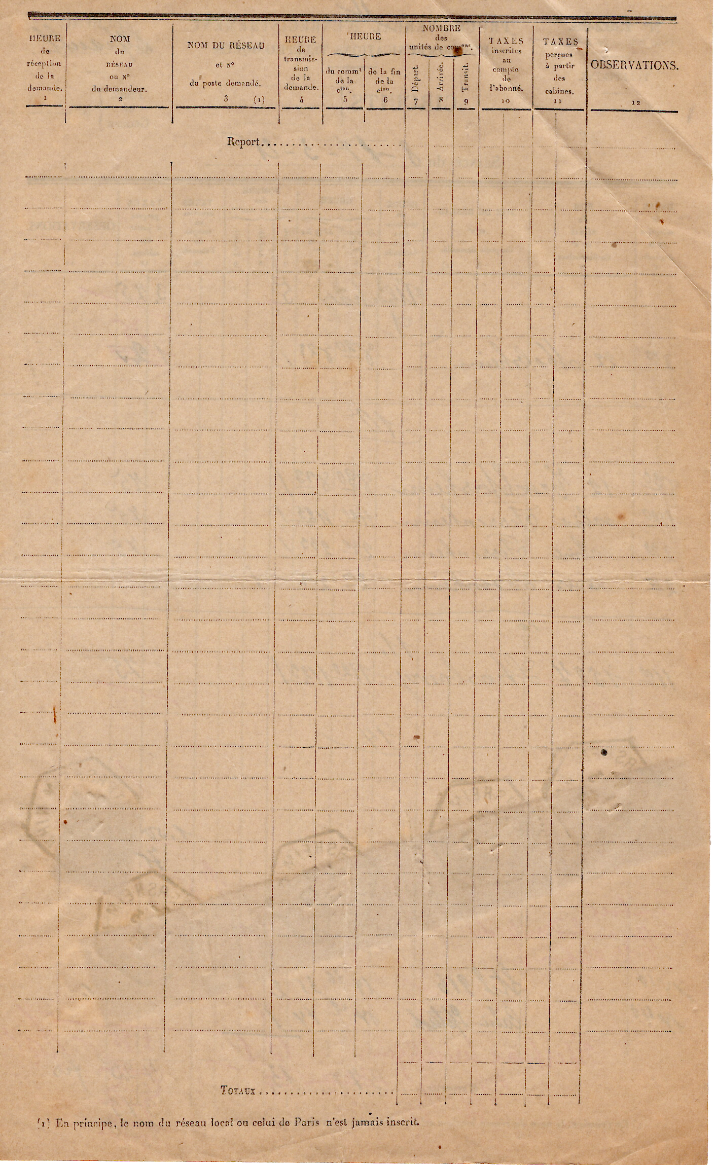 1 MERSON 1FR BANDE DE 4+ 25C SEMEUSE PROCES VERBAL TELEPHONIQUE TRUCHTERSHEIM 14.3.25