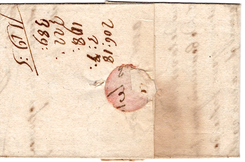1 SOMME D'AMIENS MANUSCRIT 1699 LETTRE POUR REIMS COTE 700€
