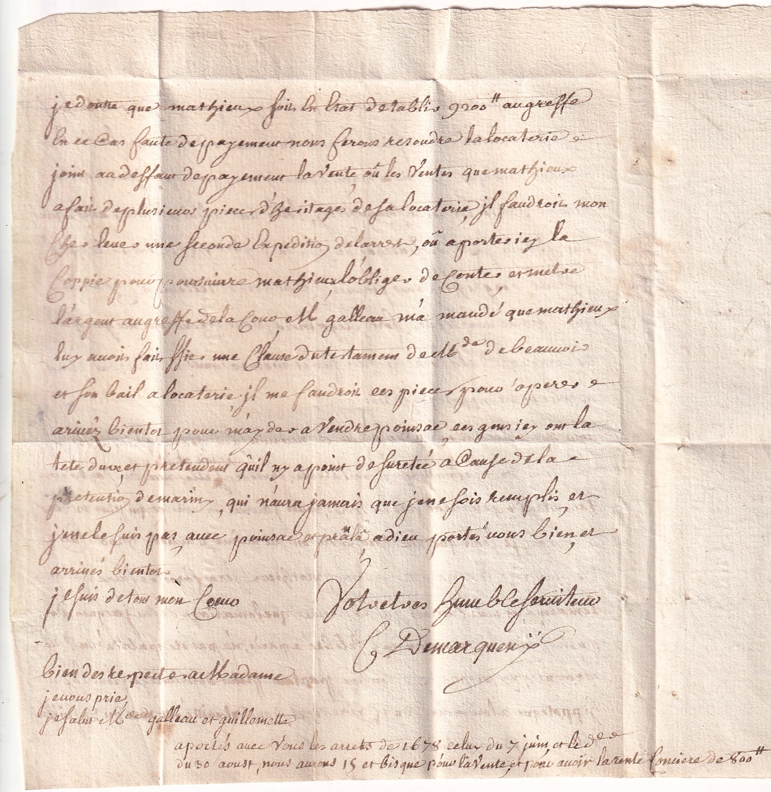 3 PP ORNE DU PUY EN VELAY LENAIN N°7 FRAPPE LEGERE INDICE 31 TEXTE DE POINSAC POUR TOULOUSE