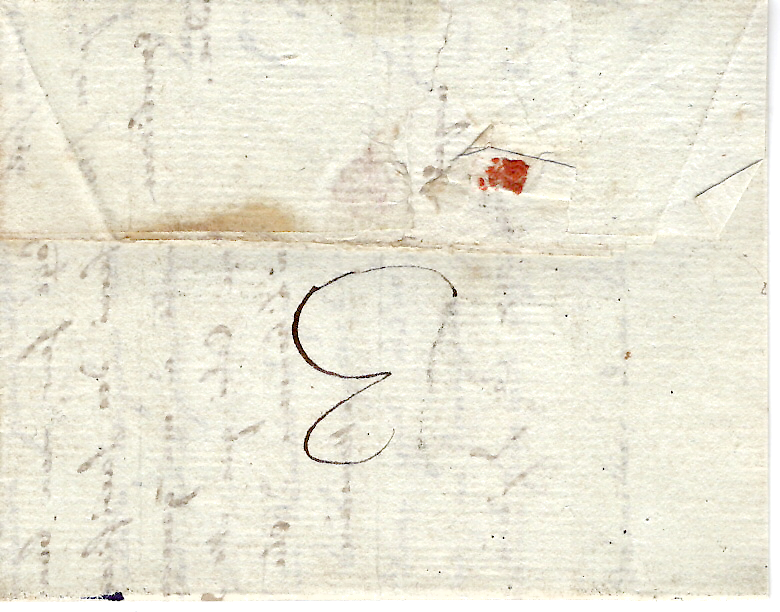 1 MARQUE CONQUIS LEMAN  P 99 P GEX 1806 LETTRE ECRITE ORNEX POUR LYON SUPERBE
