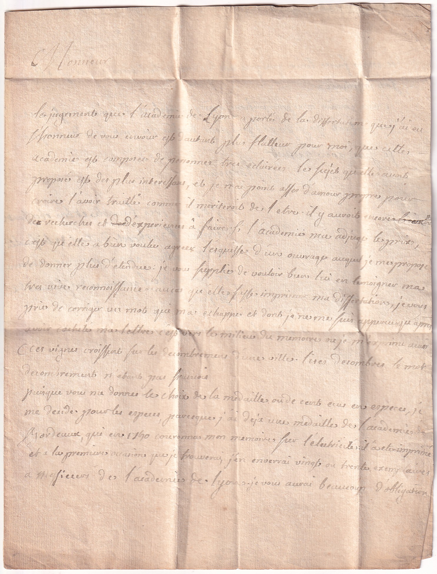 2 MARQUE PORT PAYE DE DIJON COTE D'OR 1761 LENAIN N°15 POUR LYON
