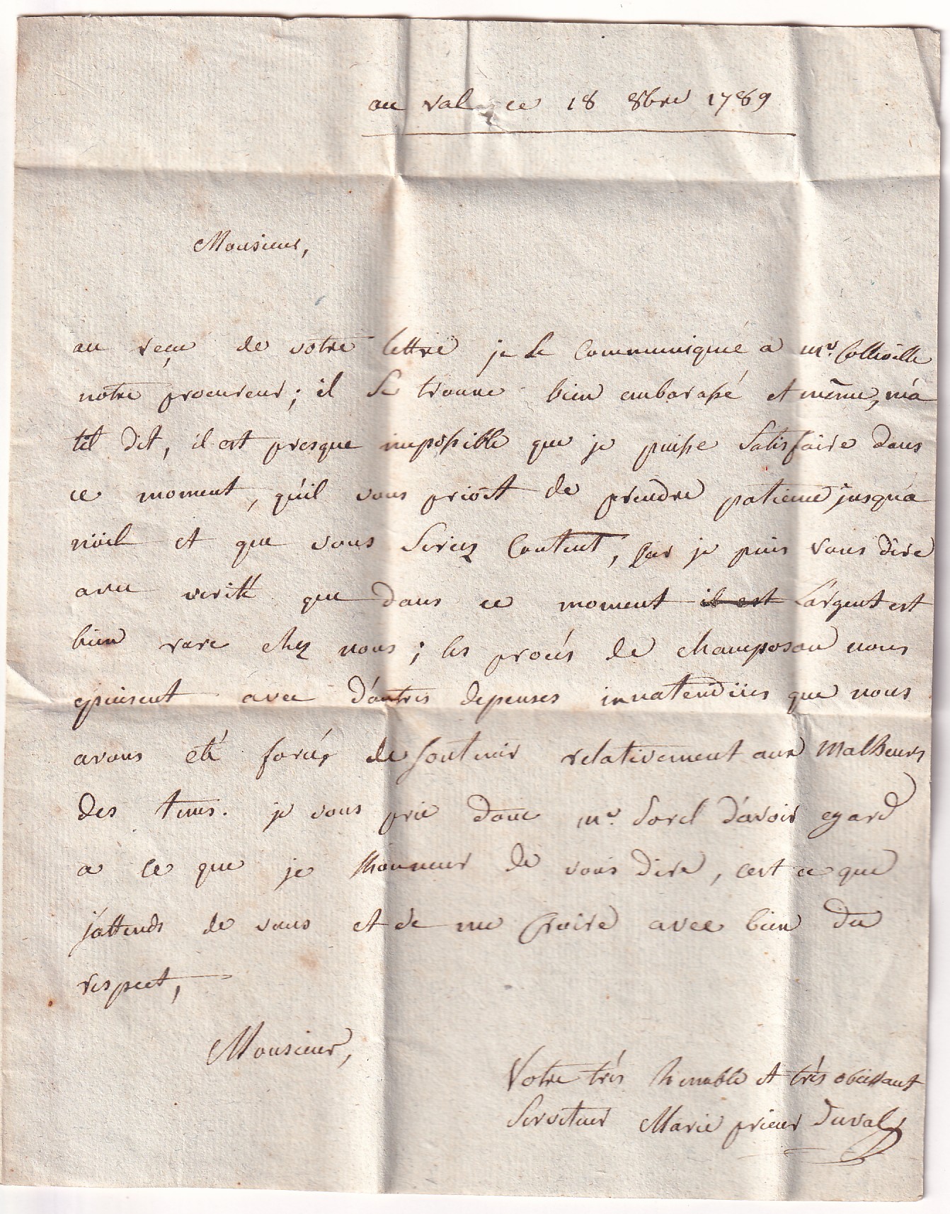 1 MARQUE HARCOURT CALVADOS 1789 LENAIN N°1 INDICE 21 POUR LISIEUX