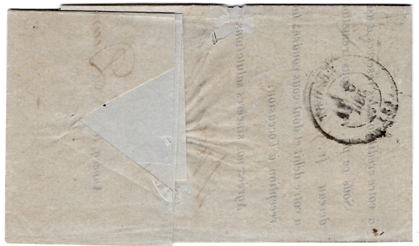 1 BORDEAUX 5C + SIEGE 20C LETTRE GC 110 ANNECY 5 DEC 1871 HAUTE SAVOIE