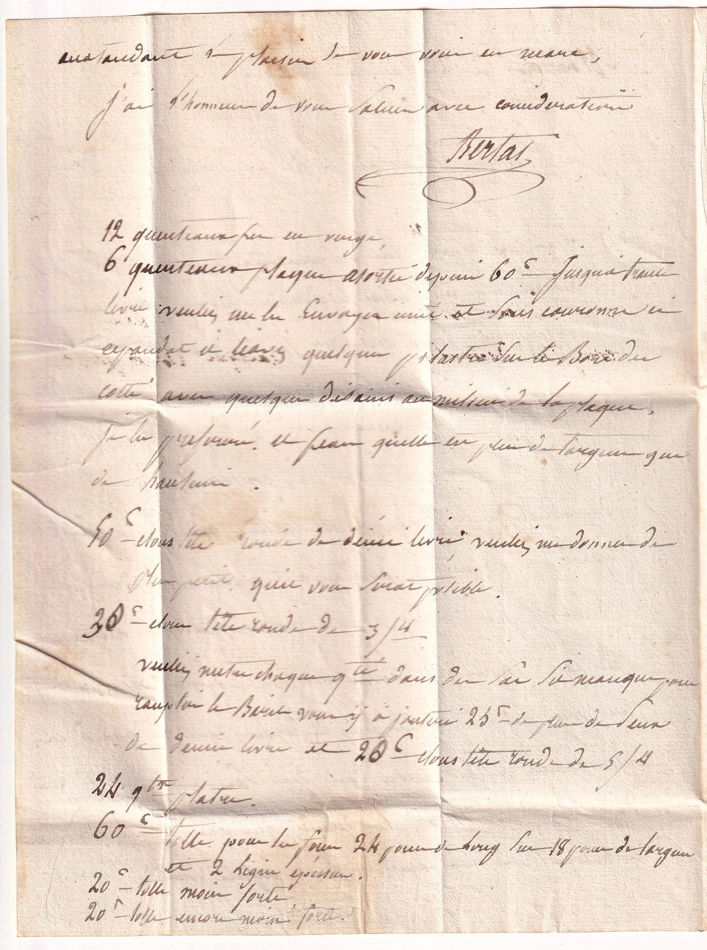2 DOUBLE CURSIVE 115 MONTPEZAT CAUSSADE SIGNE BAUDOT TARN ET GARONNE  POUR BORDEAUX