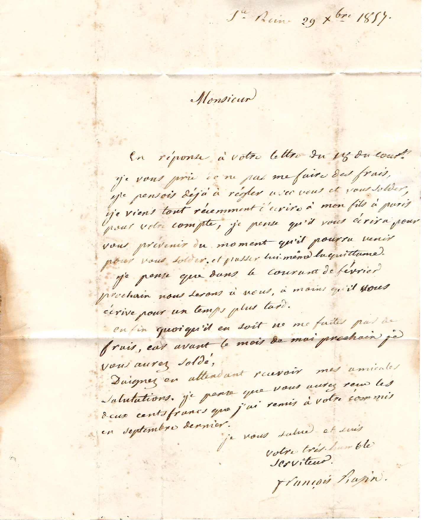 2 SARDE 20C LETTRE ST PIERRE ALBIGNY 1857 LETTRE RANDENS SAVOIE