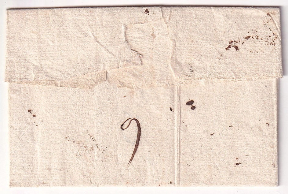1 MARQUE CRAPONNE N°1 + PORT PAYE MANUSCRIT HAUTE LOIRE POUR PARIS PP FLEUR DE LYS 1789 RARE COMBINAISON NON SIGNALE