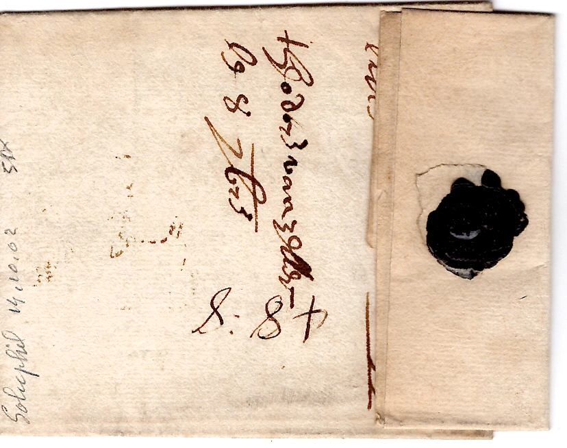1 NORD LILLE MANUSCRIT LENAIN N°1 1695 LETTRE POUR ANVERS EN BRABANT COTE 700€