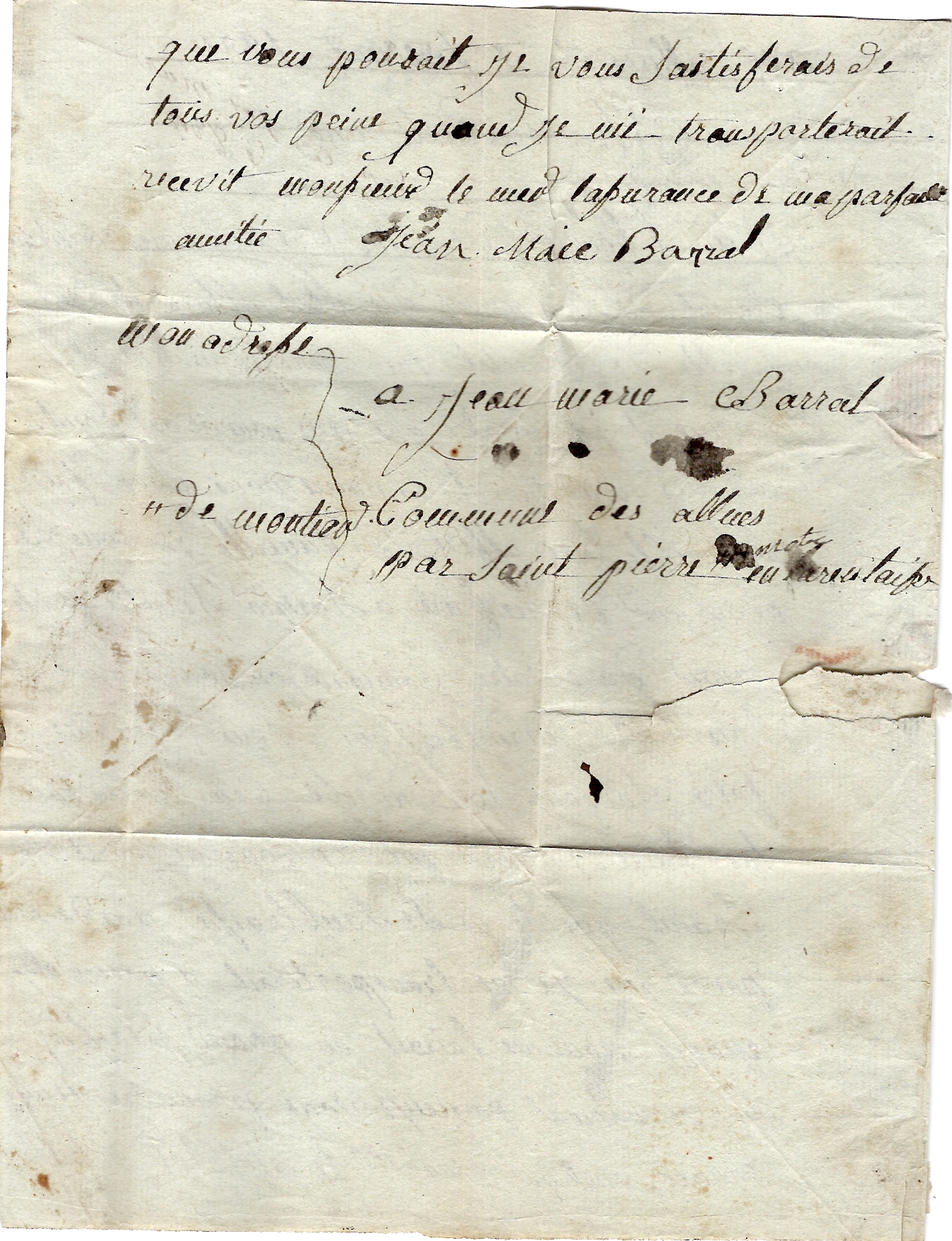 3 MARQUE SAVOIE ROUGE PP MOUTIERS LETTRE ECRITE LES ALLUES SAVOIE 1834POUR GRENOBLE + 9 AED