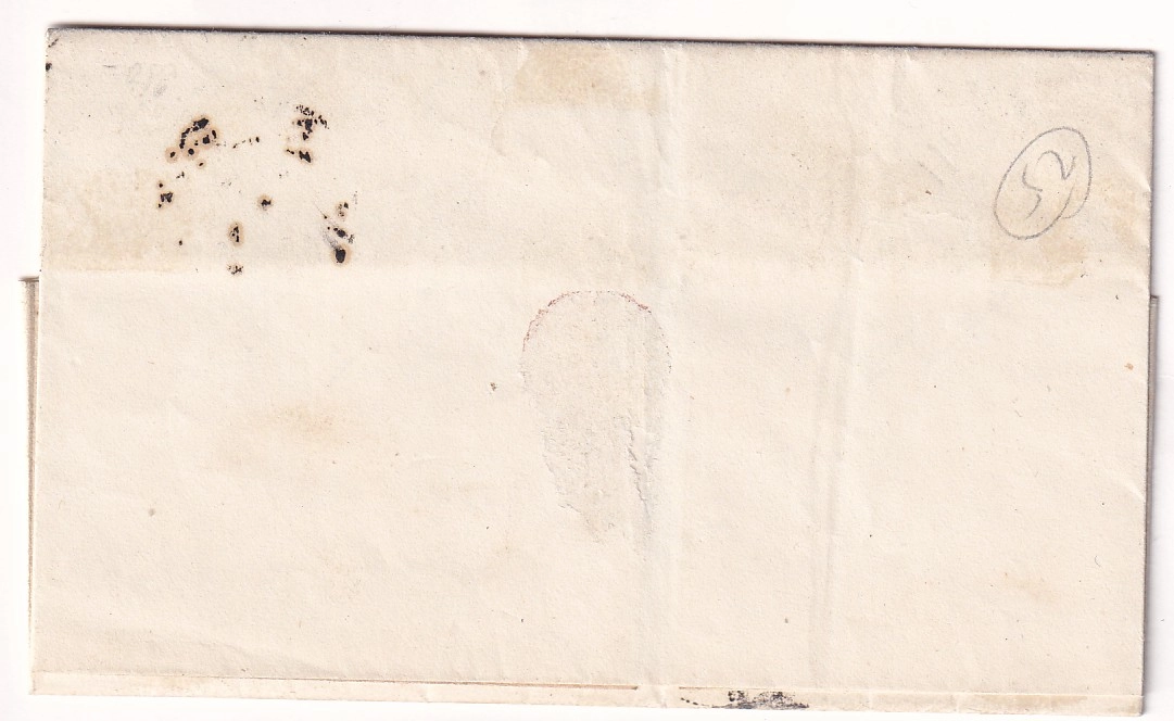 1 SARDE N°8 20C BELLES MARGES LETTRE PONT BEAUVOISIN 23 AOUT 1854 POUR CHAMBERY SAVOIE