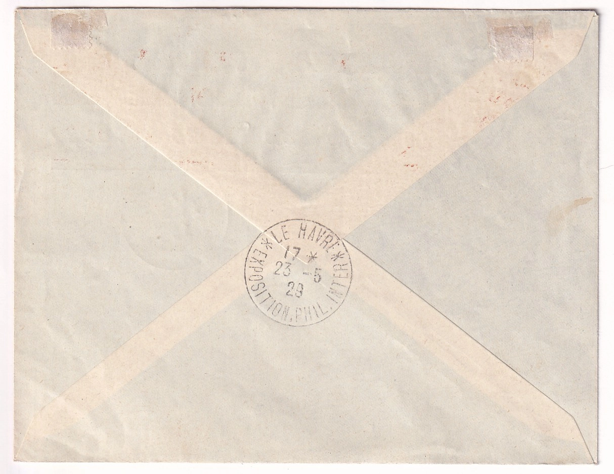 1 N°257A EXPOSITION LE HAVRE 1929 POUR LE HAVRE