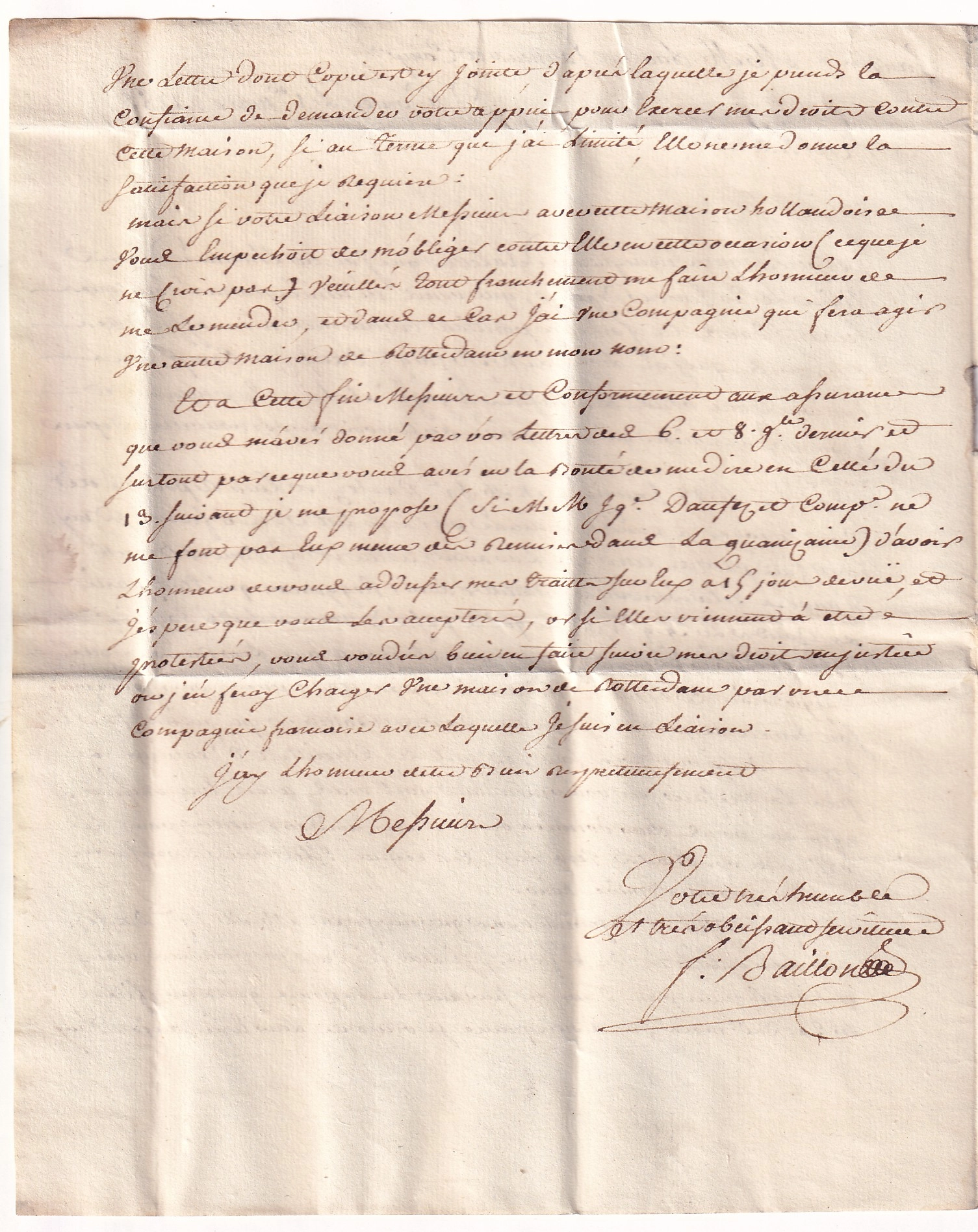 2 MARQUE CONDE NORD 1753 LENAIN N°3 INDICE 22 POUR GAND BELGIQUE